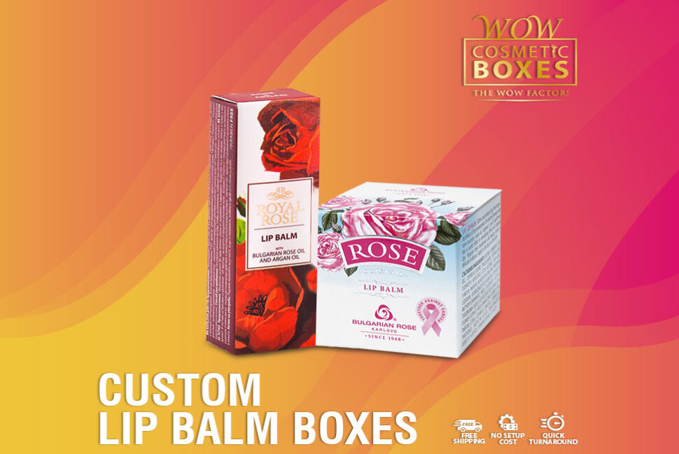 Custom Lip Balm Boxes