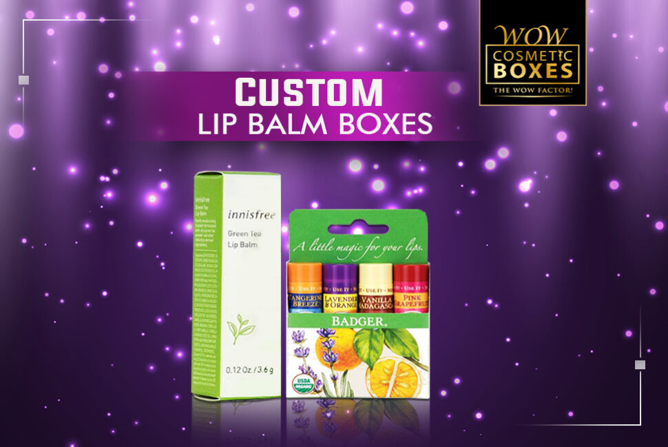 Custom Lip Balm Boxes