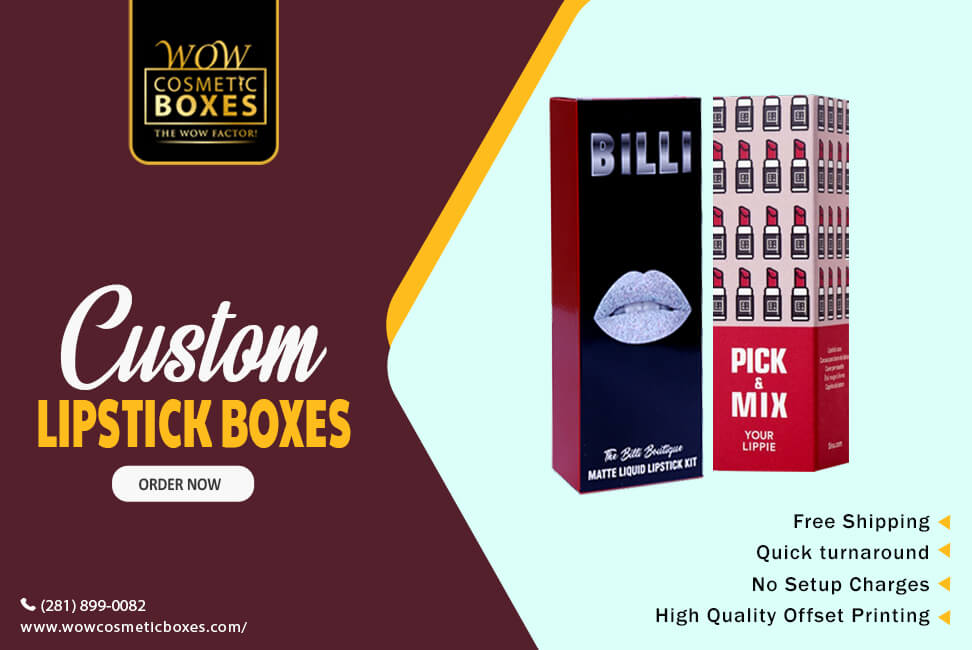 Custom Lipstick Boxes