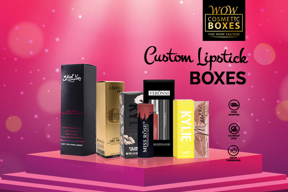 Custom lipstick boxes