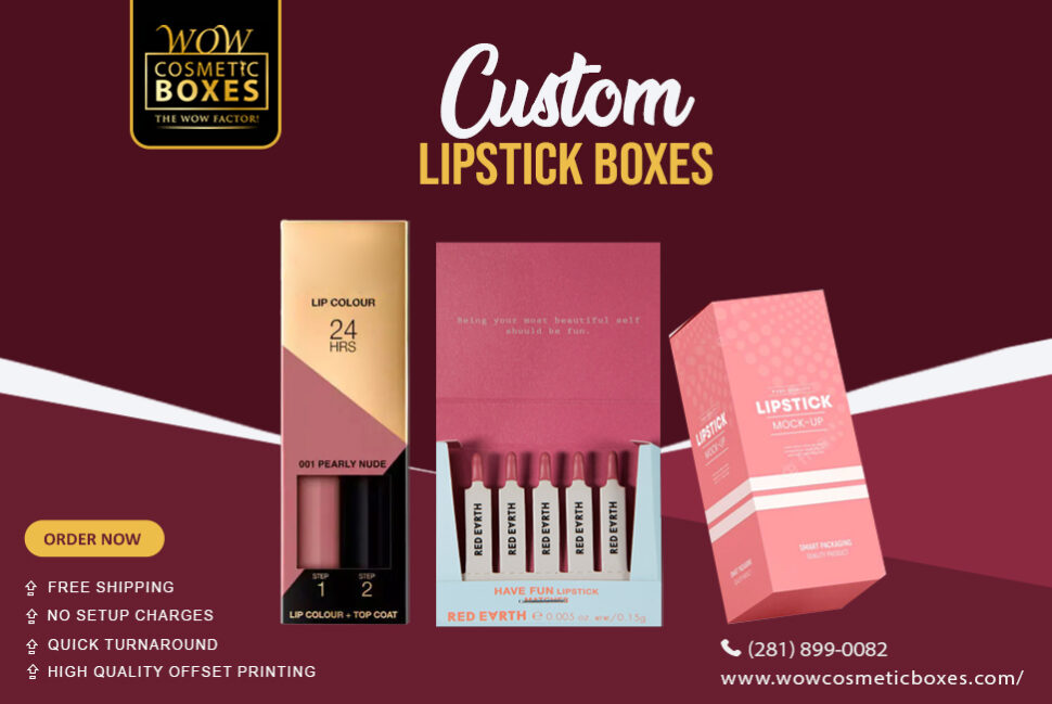 Custom Lipstick Boxes