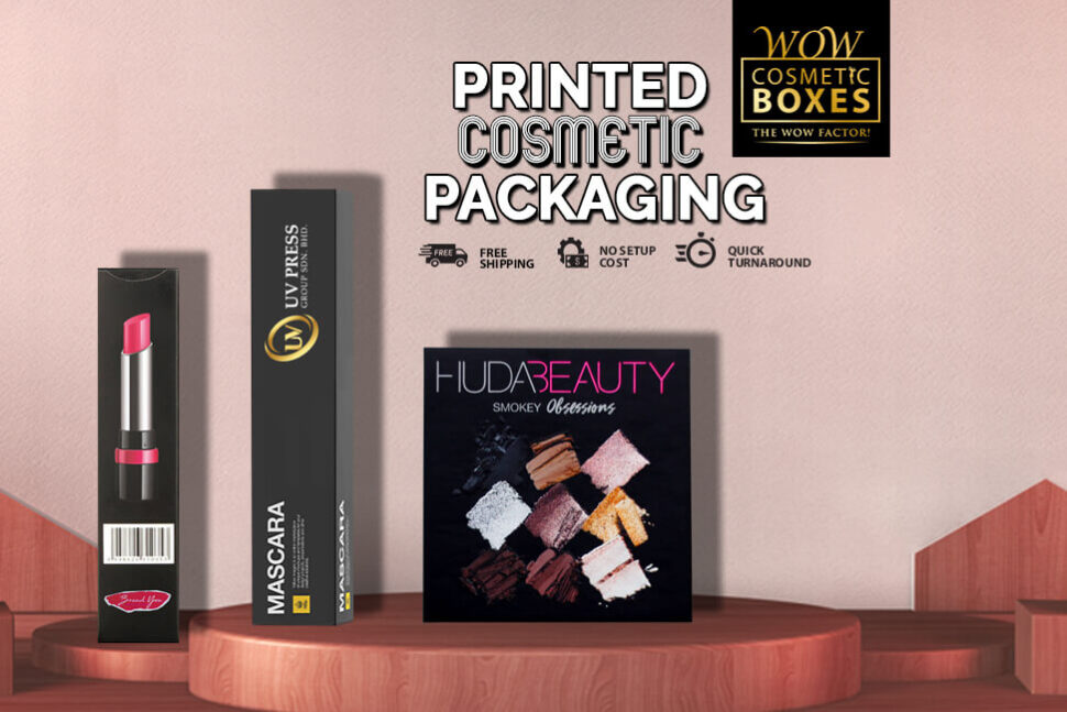 Printed cosmetic packaging